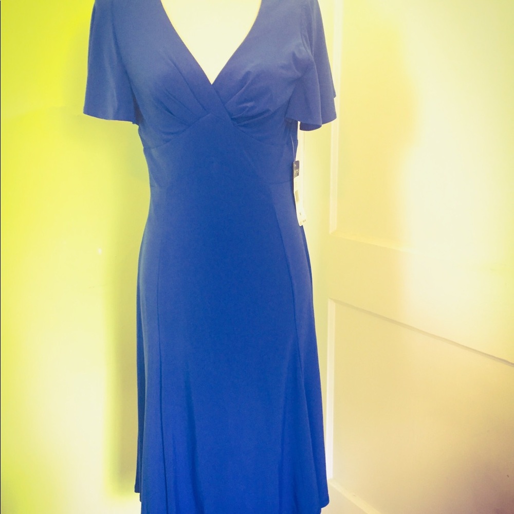 NWT Chaps by Ralph Lauren - royal blue dress